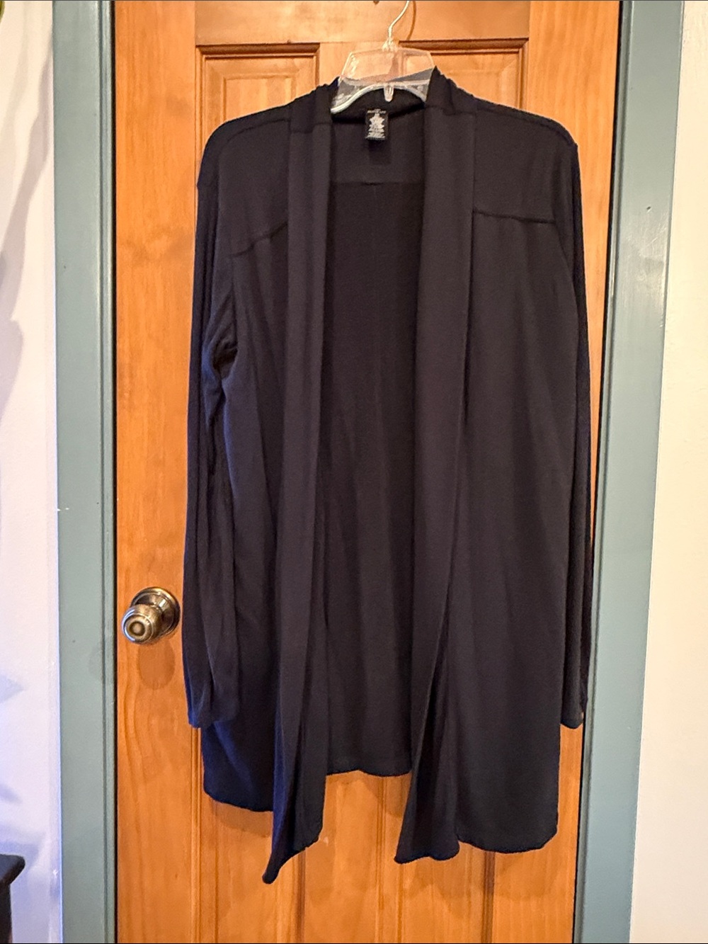Active Life Black Open-Front Women's Cardigan